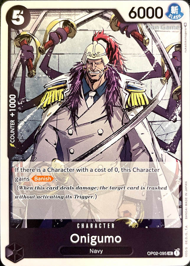 OP02-095 Onigumo Character Card