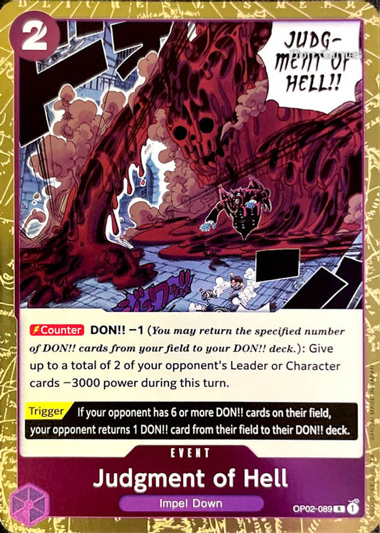 OP02-089 Judgment of Hell Event Card