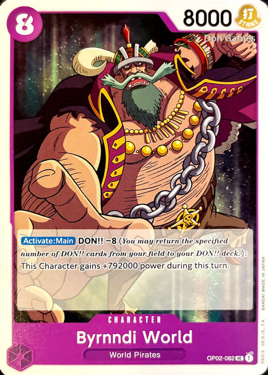 OP02-082 Byrnndi World Character Card