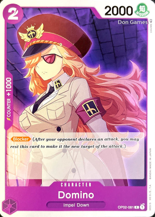 OP02-081 Domino Character Card