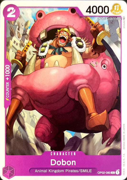 OP02-080 Dobon Character Card