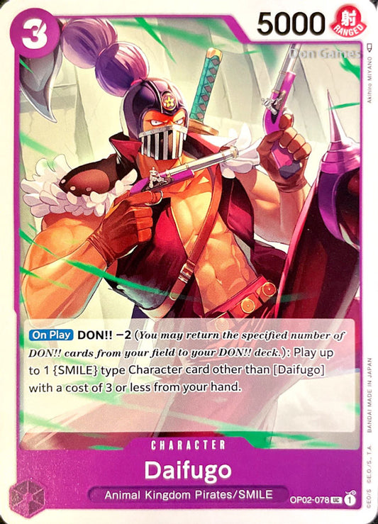 OP02-078 Daifugo Character Card