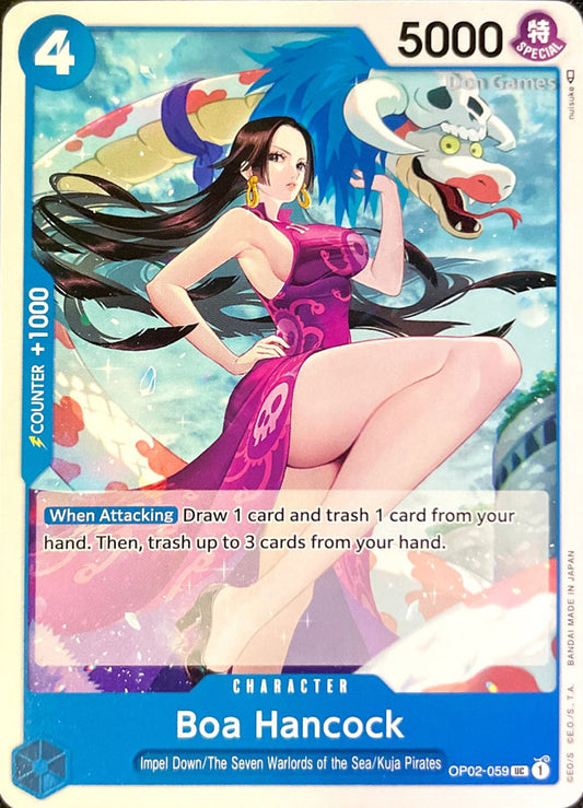 OP02-059 Boa Hancock Character Card