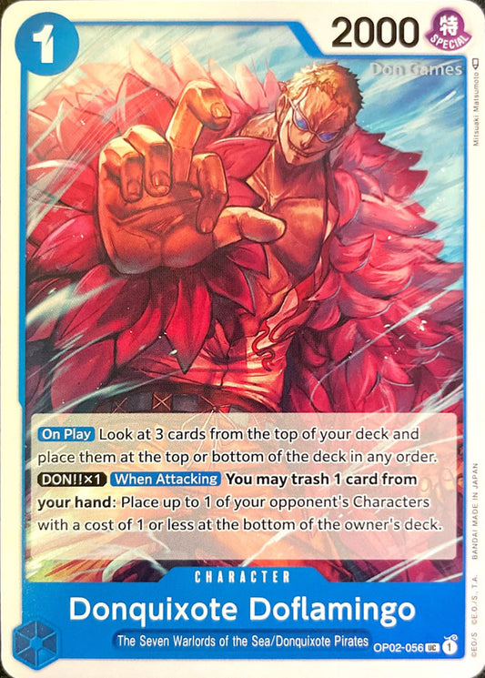 OP02-056 Donquixote Doflamingo Character Card