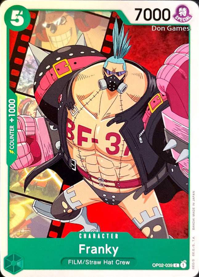 OP02-039 Franky Character Card