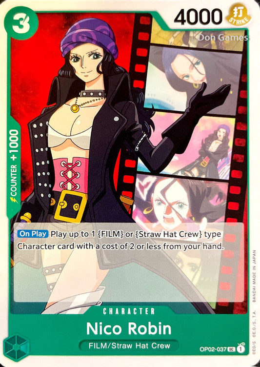 OP02-037 Nico Robin Character Card