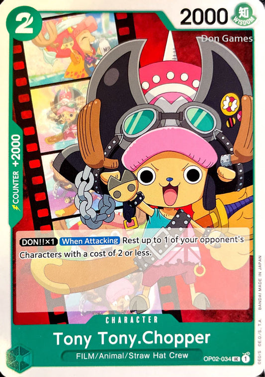 OP02-034 Tony Tony. Chopper Character Card