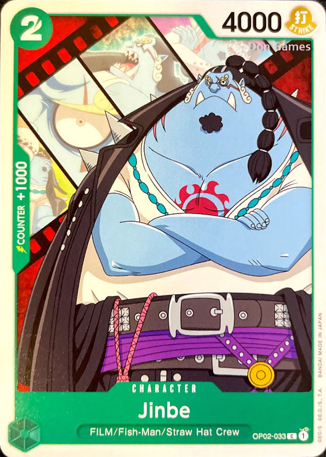 OP02-033 Jinbe Character Card