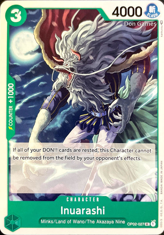 OP02-027 Inuarashi Character Card