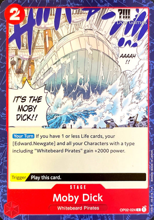 OP02-024 Moby Dick Stage Card