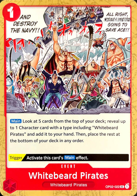 OP02-022 Whitebeard Pirates Event Card