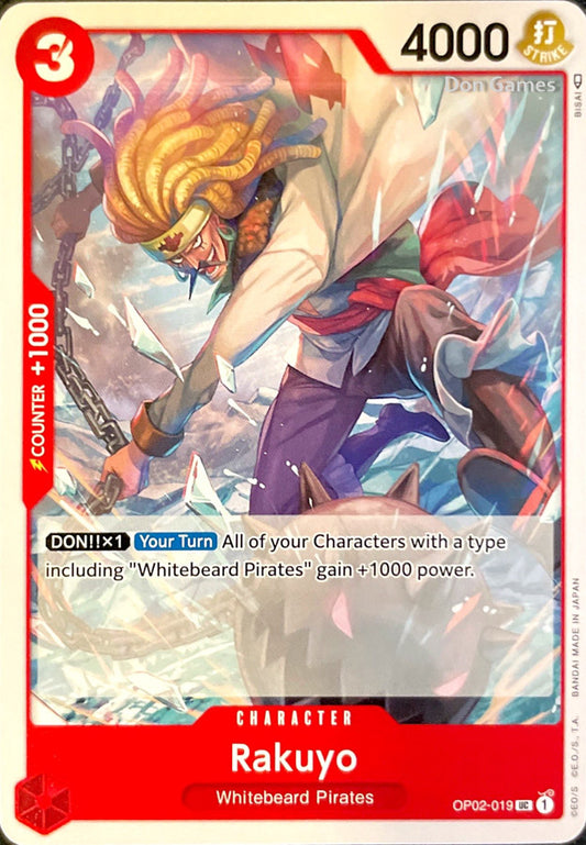 OP02-019 Rakuyo Character Card