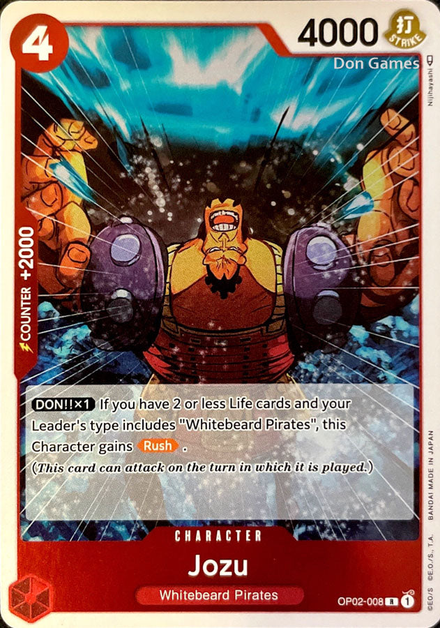 OP02-008 Jozu Character Card