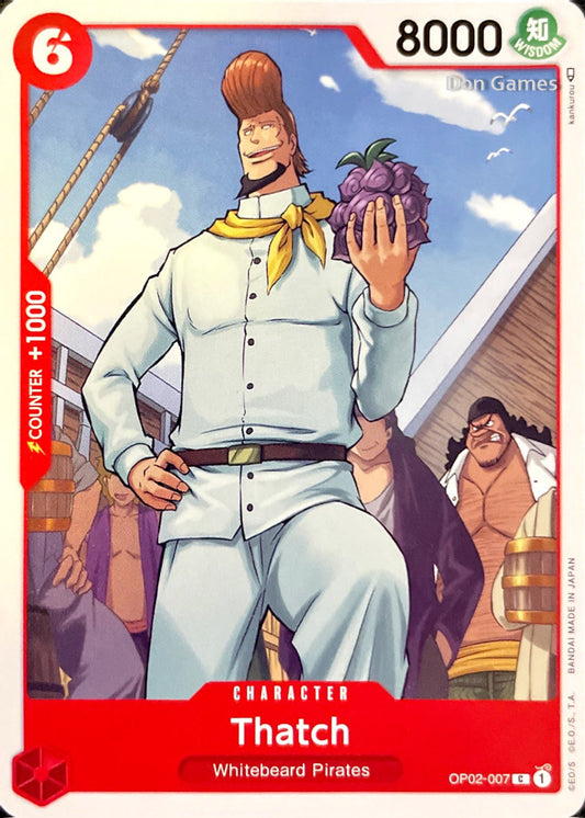 OP02-007 Thatch Character Card