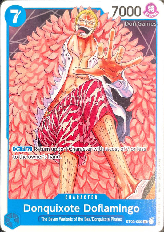 ST03-009 Donquixote Doflamingo Character Card Revised Version Non-Foil