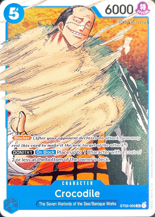 ST03-003 Crocodile Character Card Revised Version Non-Foil