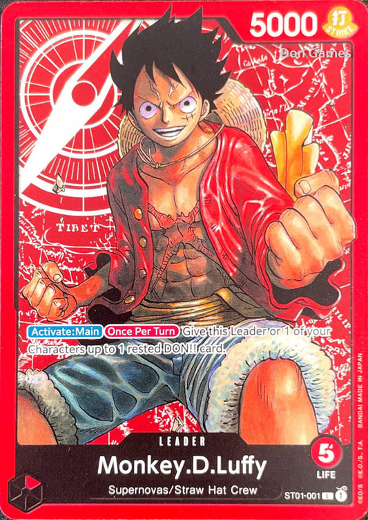 ST01-001 Monkey. D. Luffy Leader Card Revision / Non-Foil